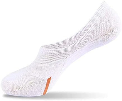 PACKO No Show Socks Women for Flats Gray White Black Women'S Cotton Socks (2Black2Gray2White) 6-9