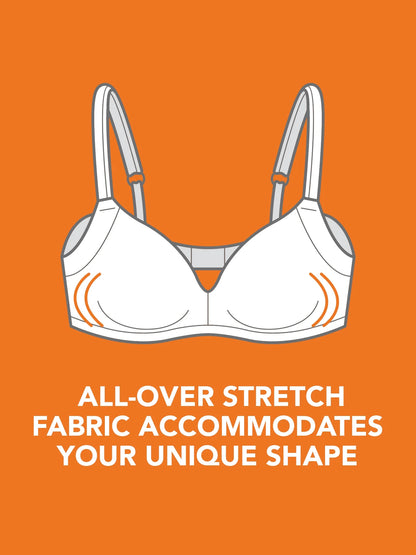 Warners® Blissful Benefits Underarm-Smoothing with Seamless Stretch Wireless Lightly Lined Comfort Bra RM3911W