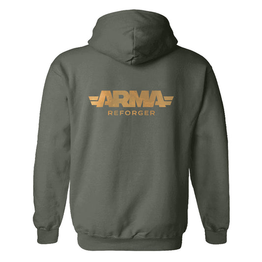 ARMA REFORGER - ORIGINAL HOODIE | KHAKI/GOLD-1