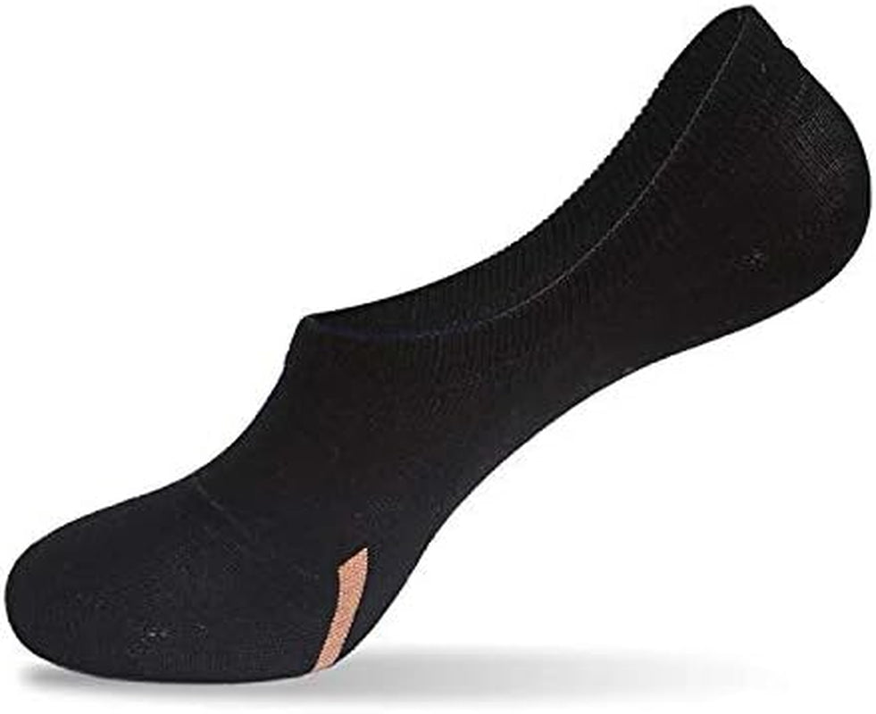 PACKO No Show Socks Women for Flats Gray White Black Women'S Cotton Socks (2Black2Gray2White) 6-9