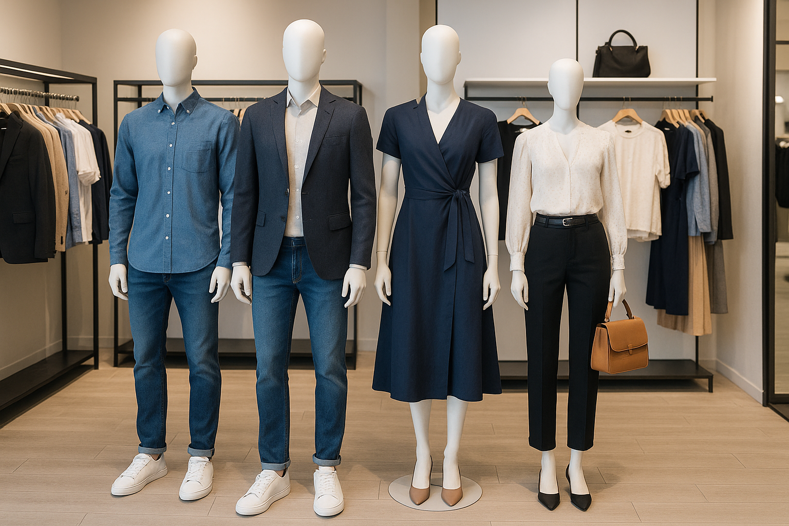 mens and womens clothing